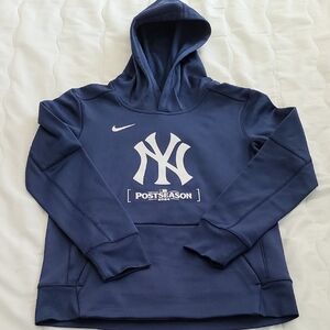 Nike New York Yankees 2024 Post-season Blue Hoodie